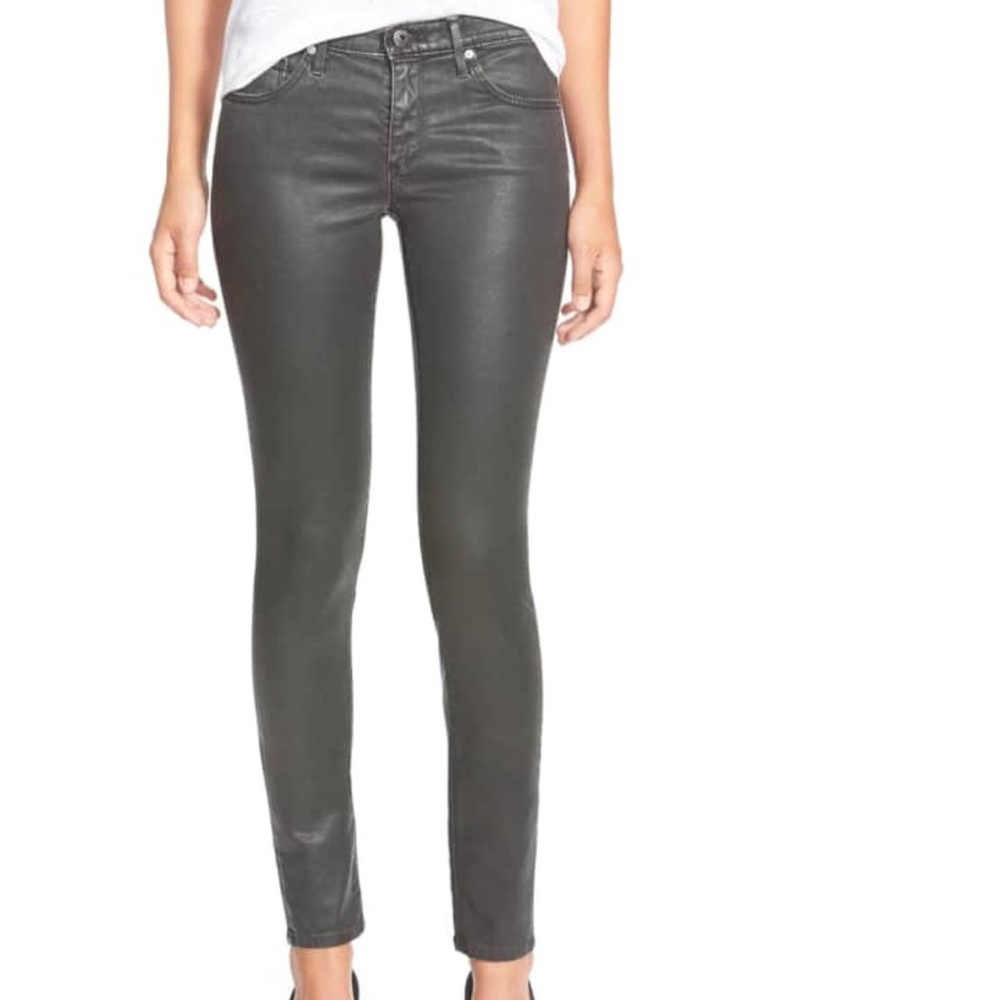 AG Adriano Goldschmied ‘The Legging’ Coated Ankle